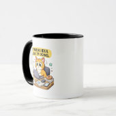 Katzenprogrammierer Tasse (Vorderseite Links)