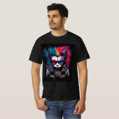 Katzenpunk farbig T-Shirt (Vorne ganz)