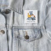 Katzenpyramide - Gruppe von Katzen Button (Beispiel)