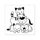 Katzenpyramide Permastempel (Design)