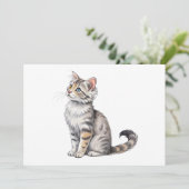 Katzenrassen mit American Curl Einladung (Stehend Vorderseite)