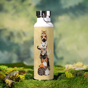Katzenraupe Feline Türme Trinkflasche