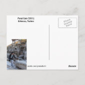 Katzenregel in der Ephesus-Postkarte Postkarte (Rückseite)