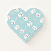 Katzenregen Geburtstag Notizblock (Rückseite)