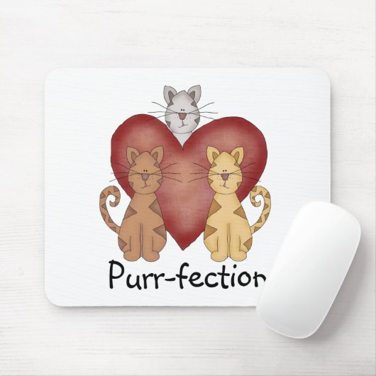 Katzenregen und Schirme Mousepad (Mit Mouse)