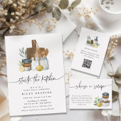 Katzenregister für Brautpartys mit Kochgedanken QR Begleitkarte