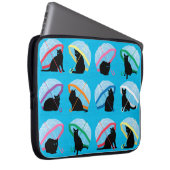 Katzenregnen 'n-Katzen-Laptop-Hülse 15" Laptopschutzhülle (Vorne Rechts)