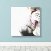 Katzenreiniger Leinwanddruck (Insitu (Holzboden))