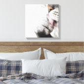 Katzenreiniger, nah leinwanddruck (Insitu (Schlafzimmer))
