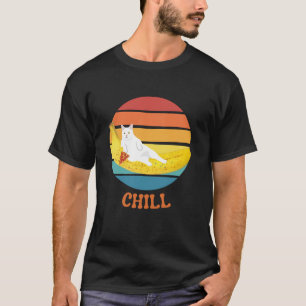 Katzenreiten auf Banane und Kälte T-Shirt