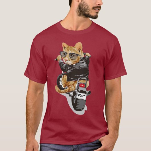 Katzenreiter-T - Shirt (Vorderseite)