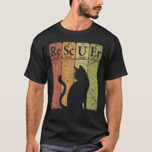 Katzenretter Periodensystem Elemente Katzenrettung T-Shirt