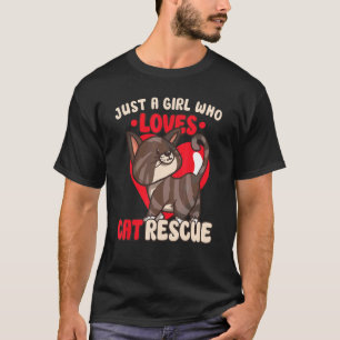 KATZENRETTUNG TIERRERRECHTE RETTEN KATZENADOPTION  T-Shirt