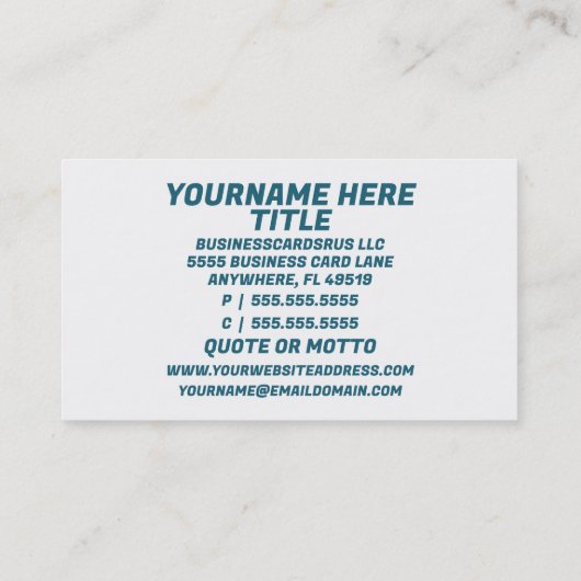 Katzenrettung Visitenkarte (Rückseite)