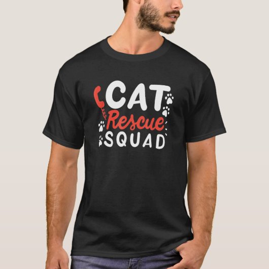 Katzenrettungsteam T-Shirt (Vorderseite)