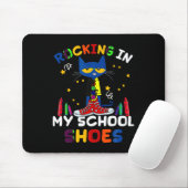 Katzenrocking I N My-school-back To-school-cat Mousepad (Mit Mouse)