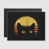 Katzenrücklauf Vintag Magnetkarte (Vorne/Hinten)