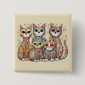 Katzenruhe Button (Vorderseite)
