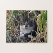 Katzenruhe im Bushes-Puzzle Puzzle (Horizontal)