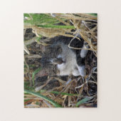 Katzenruhe im Bushes-Puzzle Puzzle (Vertikal)