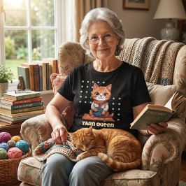 Katzenruhestandsgeschenke für Crocheter-Mama Oma T-Shirt