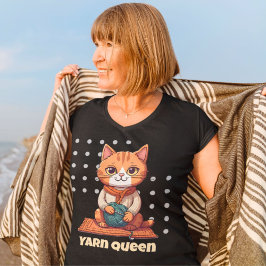 Katzenruhestandsgeschenke für Crocheter-Mama Oma T-Shirt