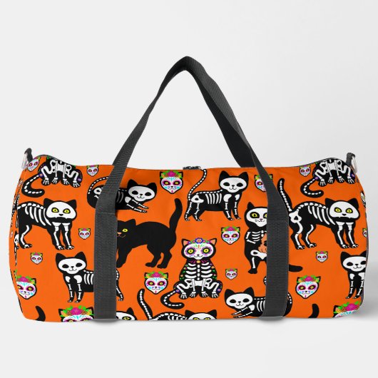 Katzenrumpf-Orange Duffle Bag (Vorderseite)