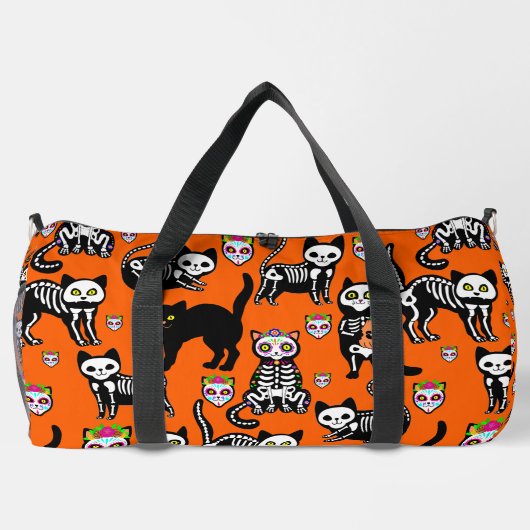 Katzenrumpf-Orange Duffle Bag (Rückseite)