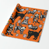 Katzenrumpf-Orange Geschenkpapier (Ungerollt)