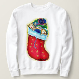 Kätzens Strumpf Langschläfer Shirt