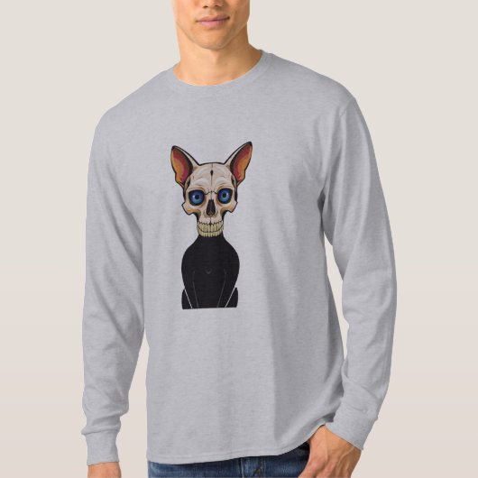Katzenschädel T-Shirt (Vorderseite)