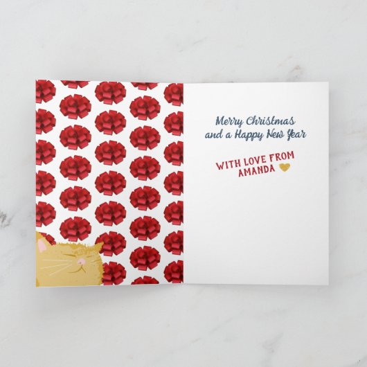 Katzenschal Weihnachten Strickgeschenke Gesichtsge (Innenseite)