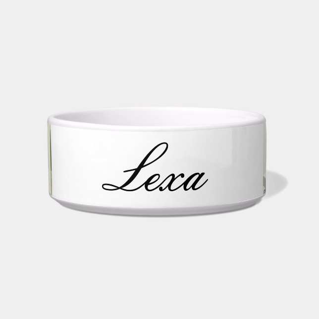 Katzenschale Personalisiert Haustiere Wasser und L Napf (Vorderseite)