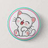 Katzenschaltfläche Button (Vorderseite)
