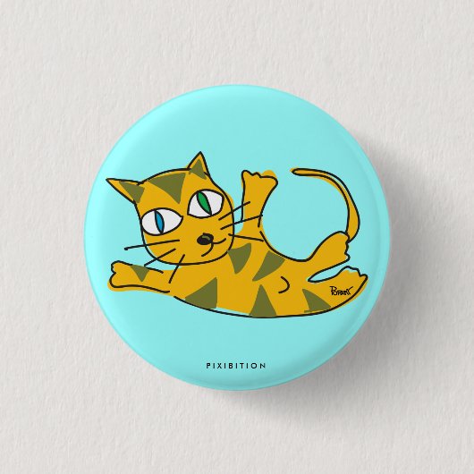 Katzenschaltfläche Button (Vorderseite)