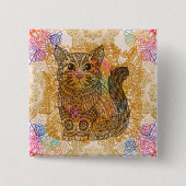 Katzenschaltfläche Button (Vorderseite)