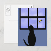 Katzenschaukeln Postkarte (Vorne/Hinten)