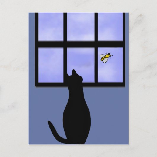 Katzenschaukeln Postkarte (Vorderseite)