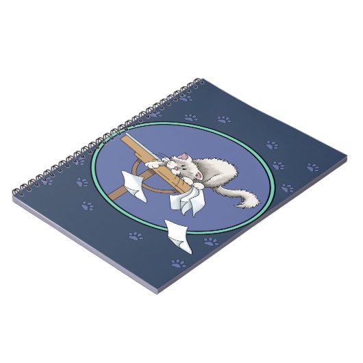 Katzenschelf Notizblock (Linke Seite)