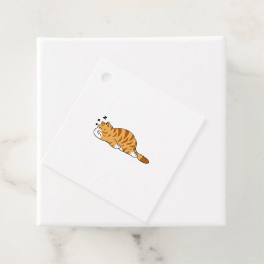 Katzenschlaf Geschenkanhänger (Beispiel)