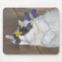 Katzenschmetterlings-Blume Mousepad