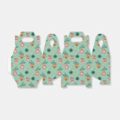 Katzenschmuck auf Baummuster Geschenkschachtel (Ungefaltet)