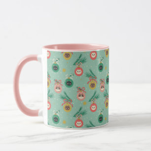 Katzenschmuck auf Baummuster Tasse