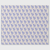 Katzenschnittmuster Geschenkpapier (Flach)