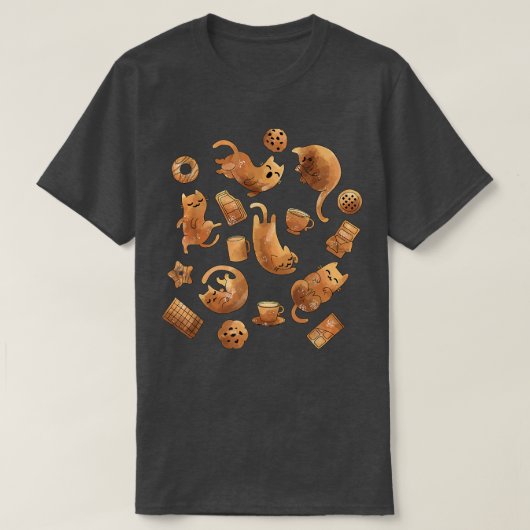 Katzenschokolade T-Shirt (Design vorne)