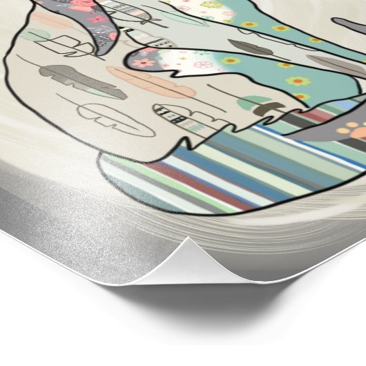 Katzenschönheit Fotodruck (Ecke)