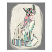 Katzenschönheit Fotodruck (Vorne)