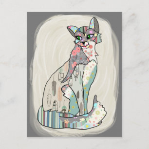 Katzenschönheit Postkarte