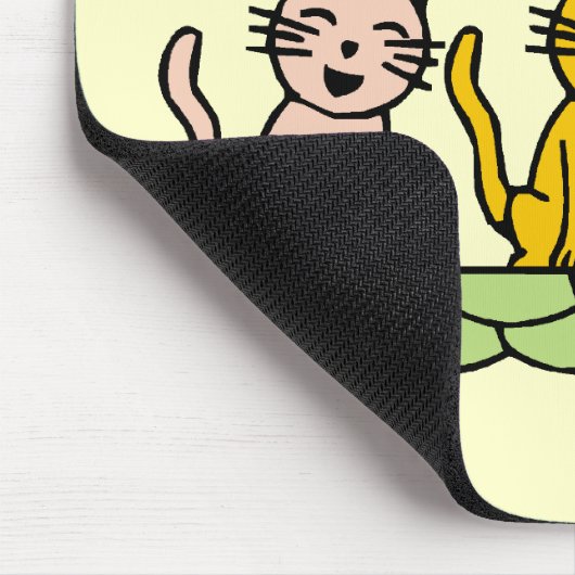 Katzenschreie und Geschenke singen Mousepad (Ecke)