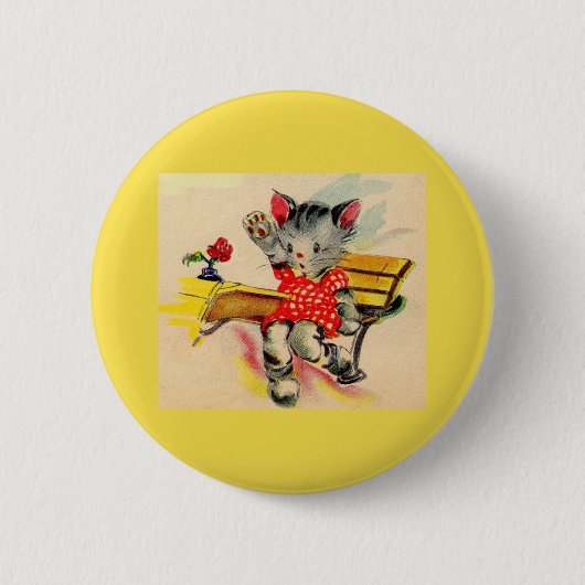 Katzenschüler Button (Vorderseite)
